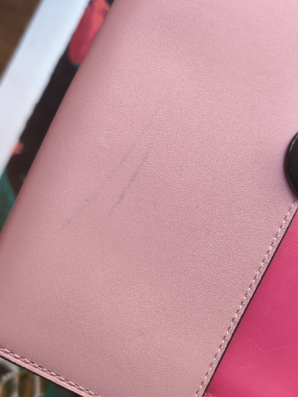 Coach Small Formal Party Purse Crossbody / Shoulder / Clutch Pink Color block - Picture 10 of 11